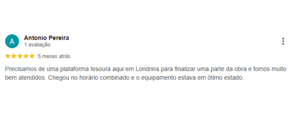 Avaliação de Cliente Master 4
